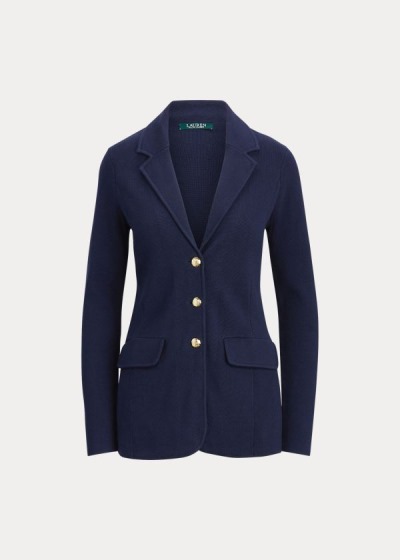 Women's Ralph Lauren Combed Cotton Blazers | 681205VGZ